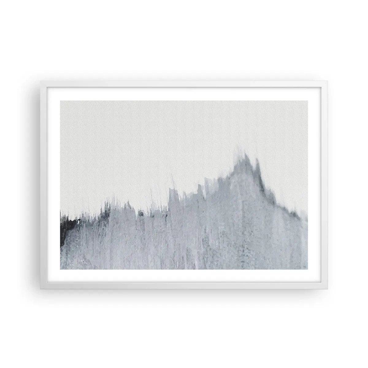 Affisch i vit ram - Mystisk skiva - 70x50 cm