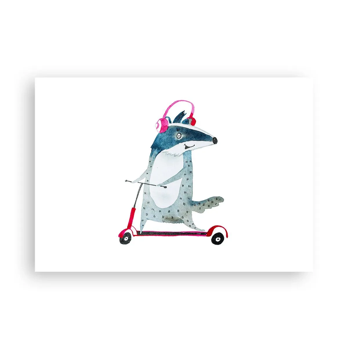 Affisch - Grävlingens glädje - 100x70 cm