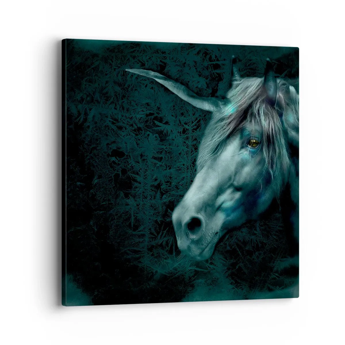 Canvastavla - Bild på duk - I sagoskogen - 40x40 cm