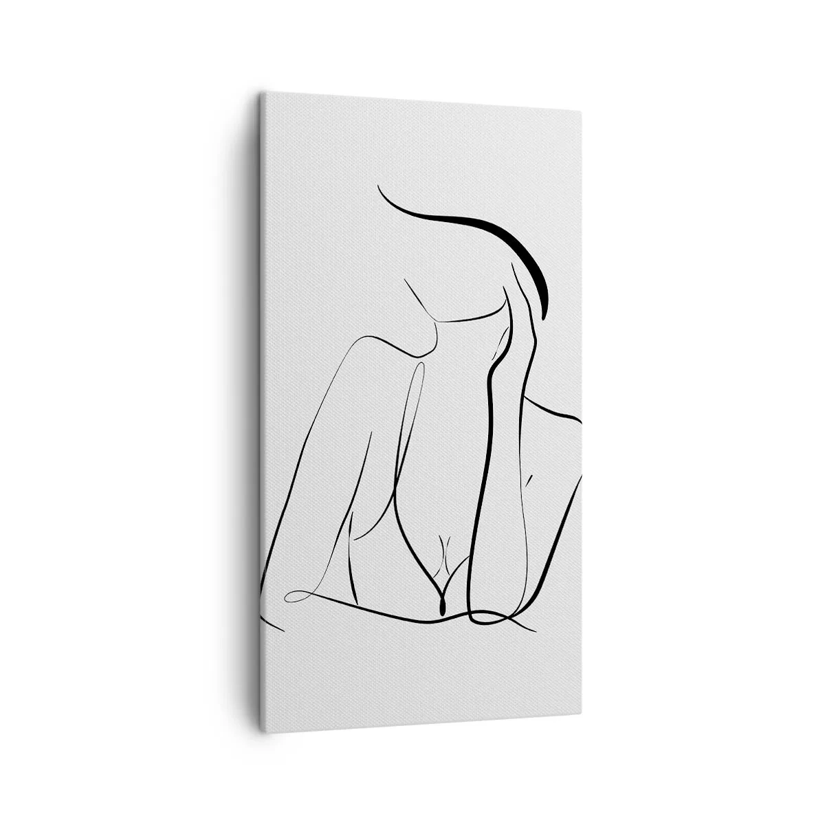 Canvastavla - Bild på duk - På drömvågen - 45x80 cm