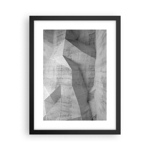 Affisch i svart ram - En riktig utmaning - 30x40 cm