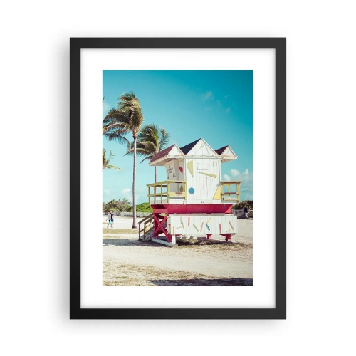 Affisch i svart ram - En vacker dag framför dig - 30x40 cm