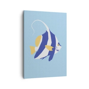 Canvastavla - Bild på duk - Miss av tropiska vatten - 50x70 cm