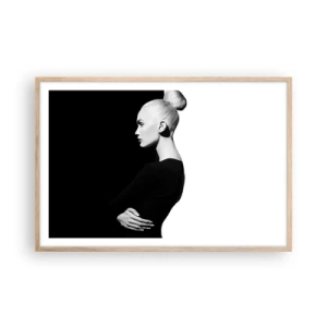 Affisch i ram av ljusek - Helt enkelt en kvinna - 91x61 cm