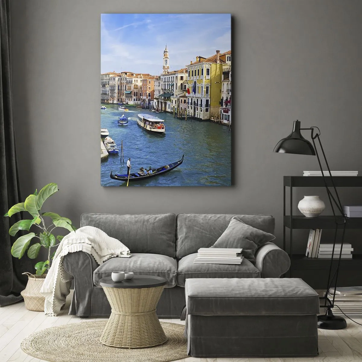 Canvastavla - Bild på duk - Den mest otypiska gatutrafiken i världen - 50x70 cm