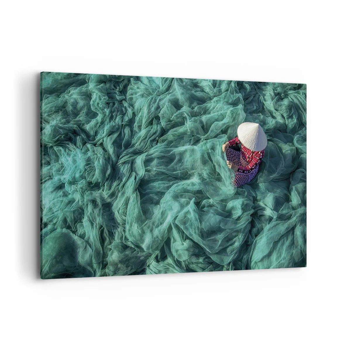 Canvastavla - Bild på duk - I nätens hav - 120x80 cm