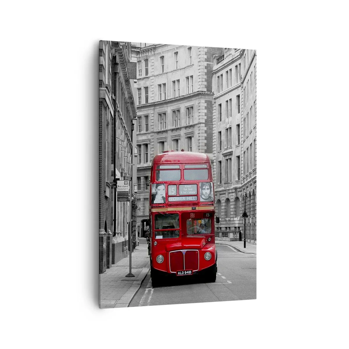 Canvastavla - Bild på duk - Vardagen behöver inte vara grå - 80x120 cm