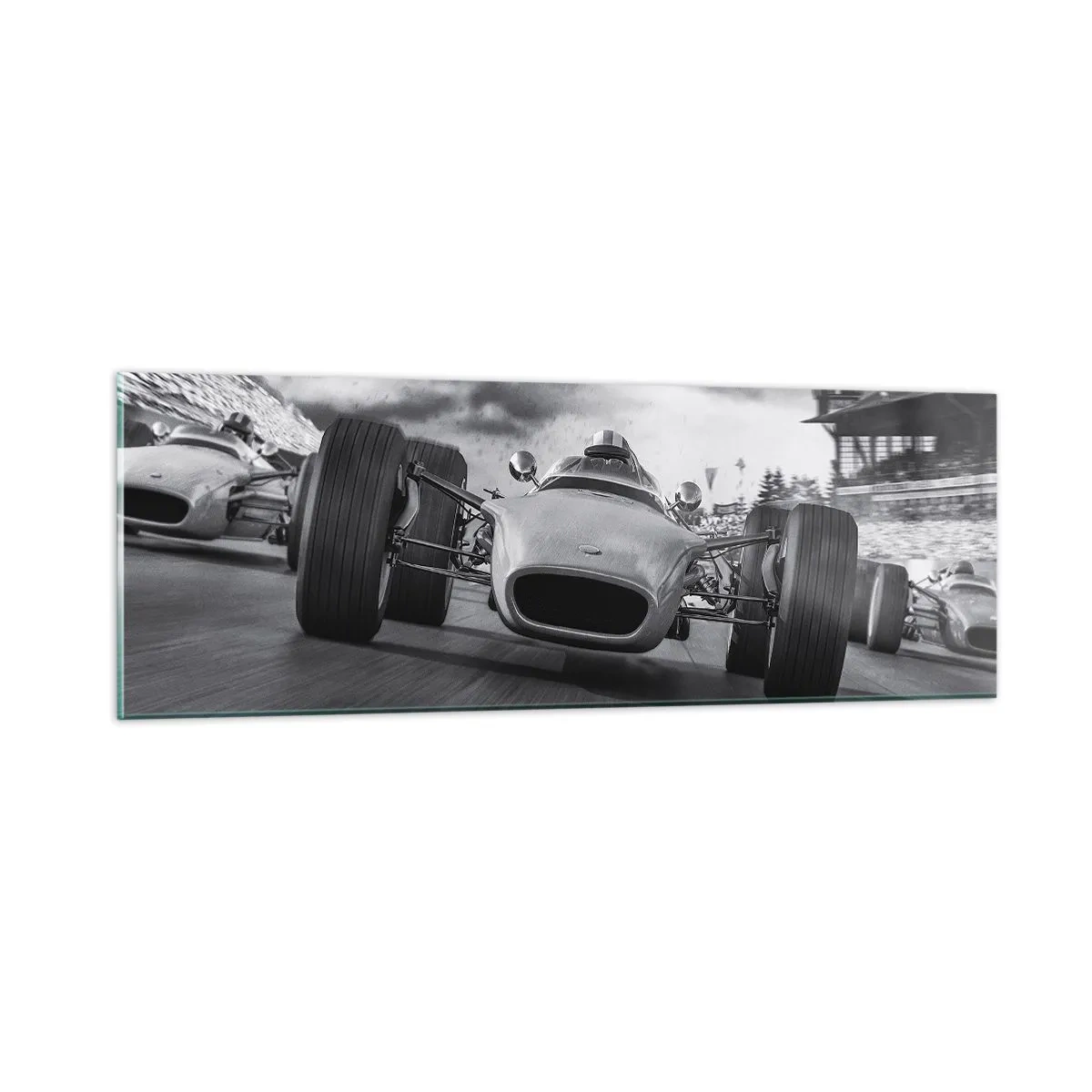 Glastavla - Bild på glas - Kraften finns! - 90x30 cm