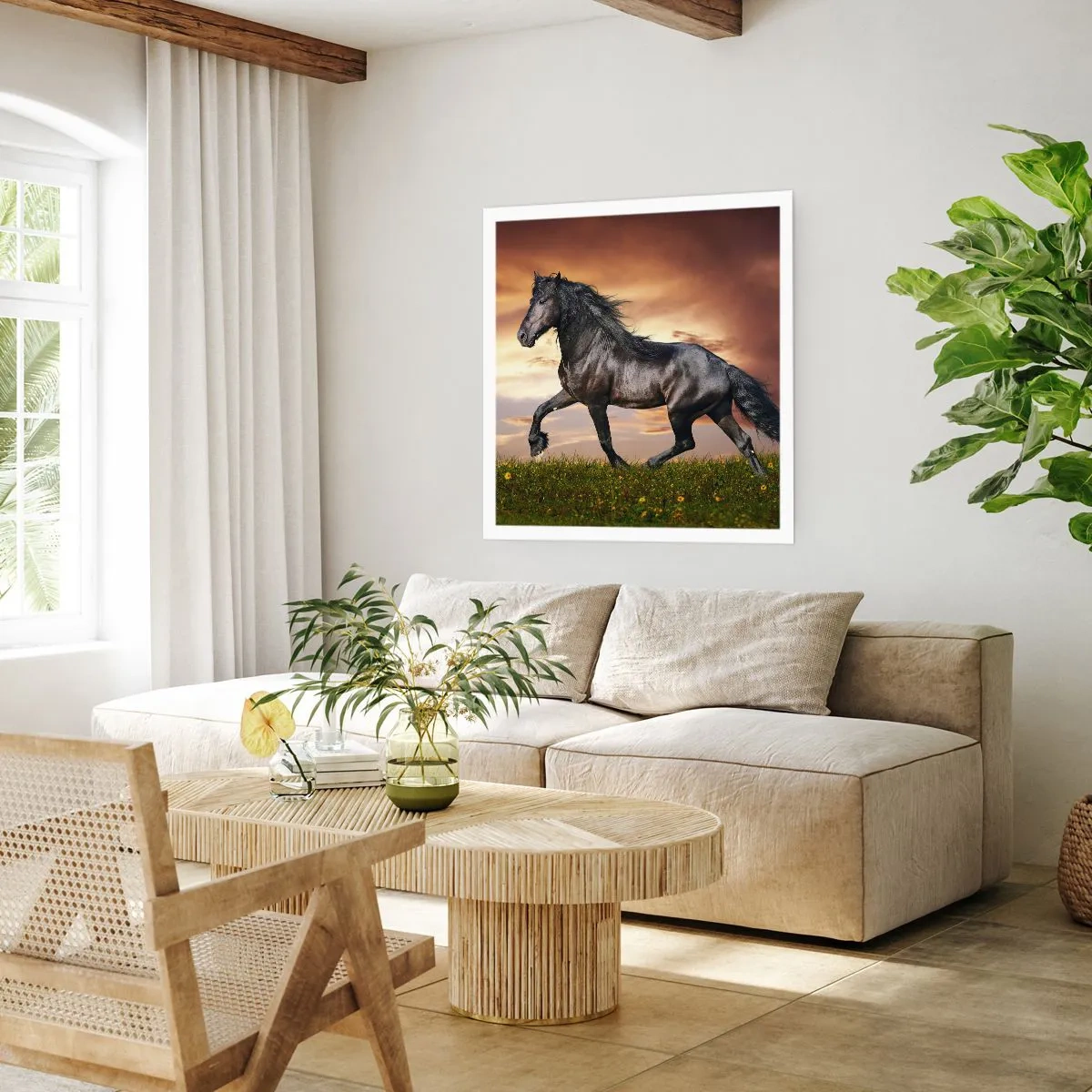 Affisch - Svarta prinsen - 60x60 cm