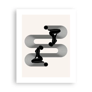 Affisch - Sensuell symmetri - 40x50 cm