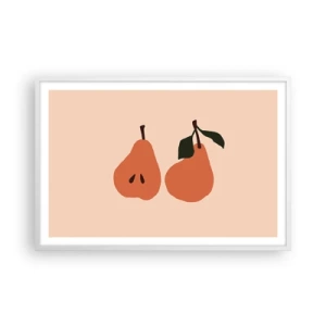 Affisch i vit ram - Bara sötma - 91x61 cm