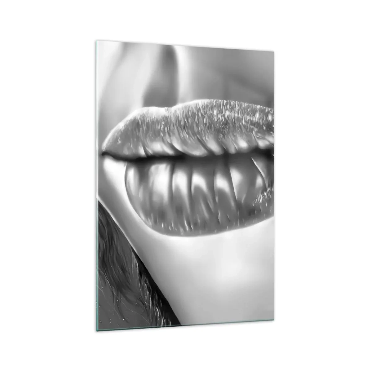 Glastavla - Bild på glas - Jag vet vad du tänker på... - 70x100 cm