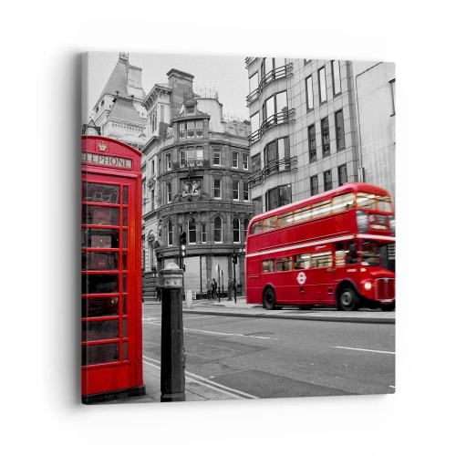 Canvastavla - Bild på duk - Rödast i Europa - 40x40 cm