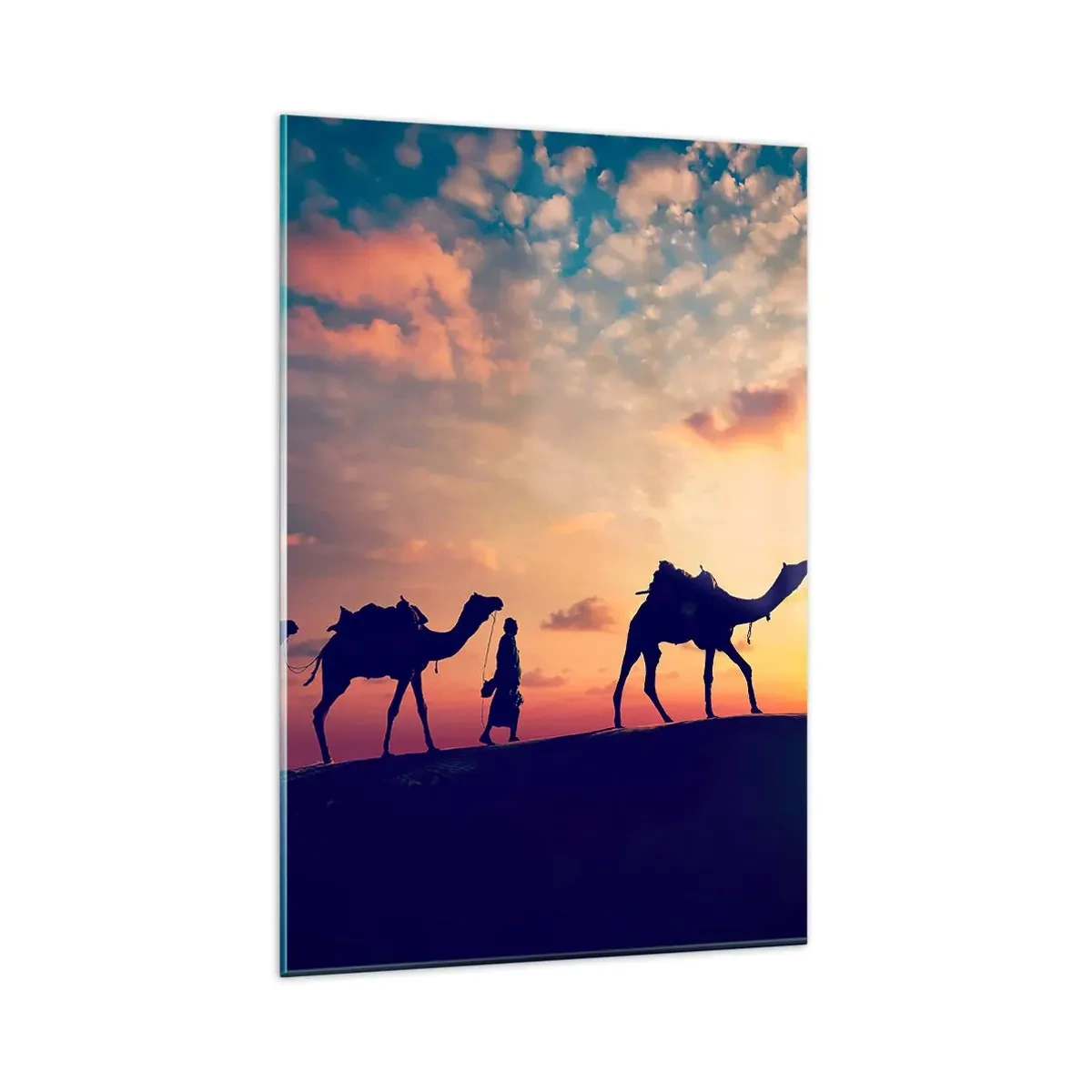 Glastavla - Bild på glas - Orientens hemliga ande - 80x120 cm