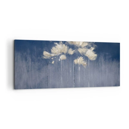 Canvastavla - Bild på duk - Som kronblad i vinden - 100x40 cm