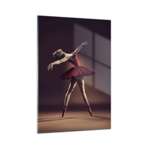 Glastavla - Bild på glas - Prima ballerina - 50x70 cm