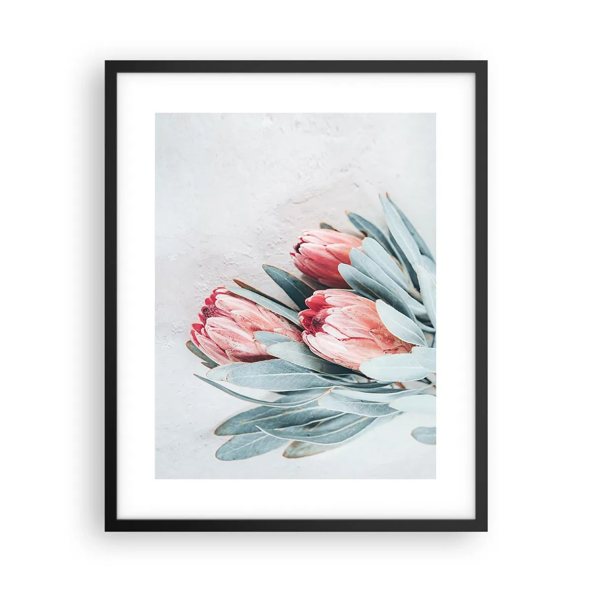 Affisch i svart ram - Generad av sin skönhet - 40x50 cm