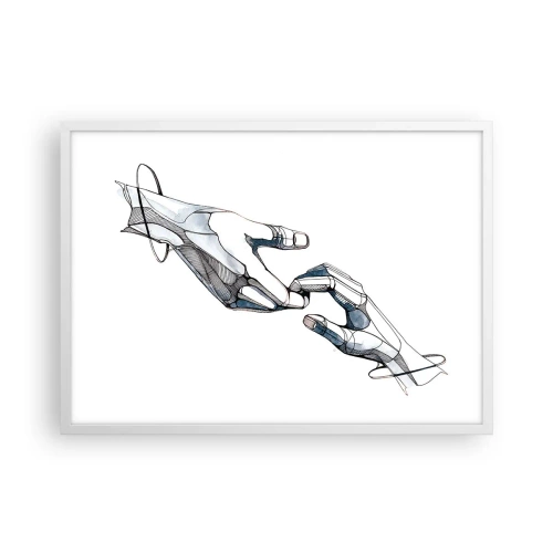 Affisch i vit ram - God gest - 70x50 cm
