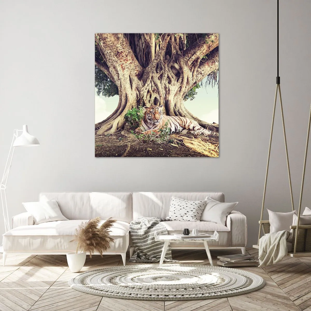 Canvastavla - Bild på duk - Vi från Första Moseboken - 50x50 cm