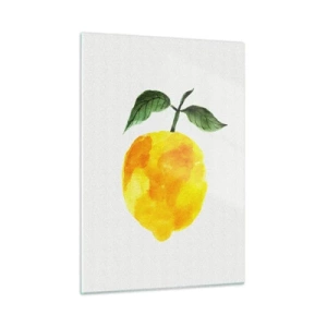 Glastavla - Bild på glas - Hur man känner smaken av solen - 50x70 cm
