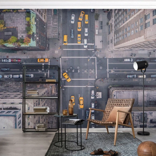 Fototapet på mått Premium Sand - Enkelt val - New York, Stad, Arkitektur