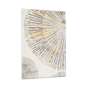 Glastavla - Bild på glas - Radiens skönhet - 50x70 cm