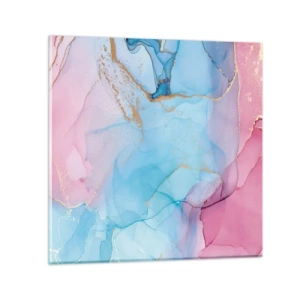 Glastavla - Bild på glas - Möte och infiltration - 50x50 cm