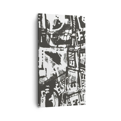 Canvastavla - Bild på duk - Ordning eller kaos? - 45x80 cm