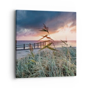 Canvastavla - Bild på duk - Försvinner inte med vinden - 40x40 cm