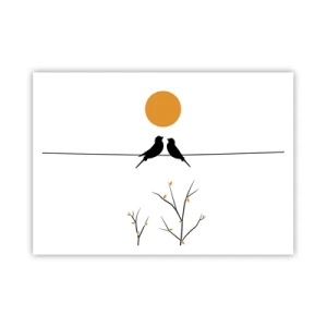 Affisch - Näktergalens kväll - 100x70 cm