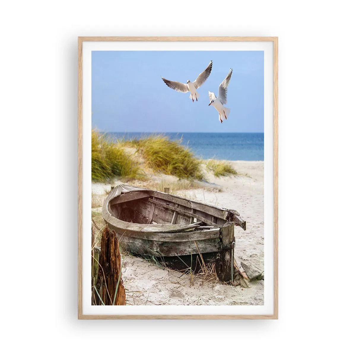 Affisch i ram av ljusek - Doppade i vinden - 70x100 cm