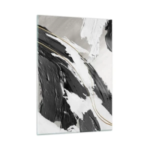 Glastavla - Bild på glas - Storslagen abstraktion - 50x70 cm