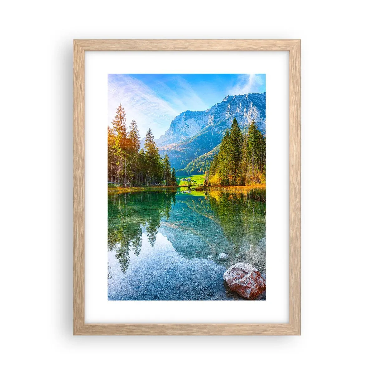 Affisch i ram av ljusek - Höstens mildhet - 30x40 cm