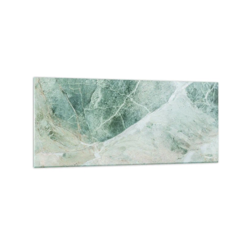 Glastavla - Bild på glas - Stenens ädla svalka - 120x50 cm