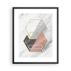 Affisch i svart ram - Kedjekomposition - 40x50 cm