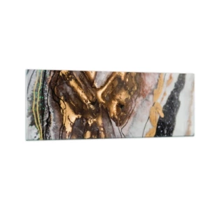 Glastavla - Bild på glas - Jordens element - 140x50 cm