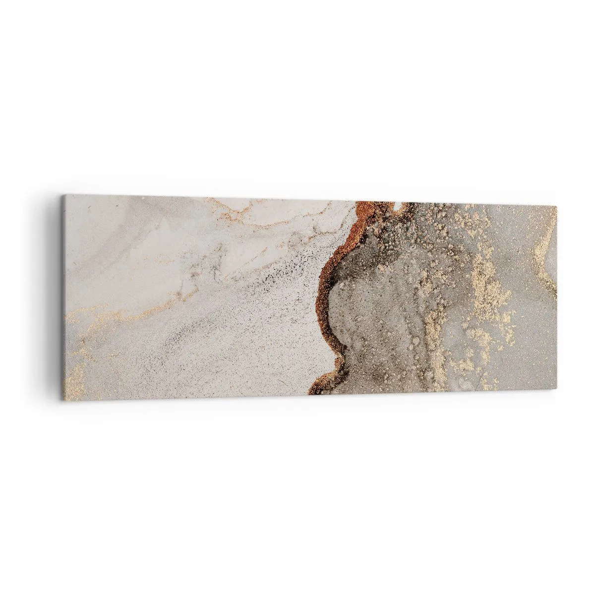 Canvastavla - Bild på duk - På färgernas gräns - 140x50 cm