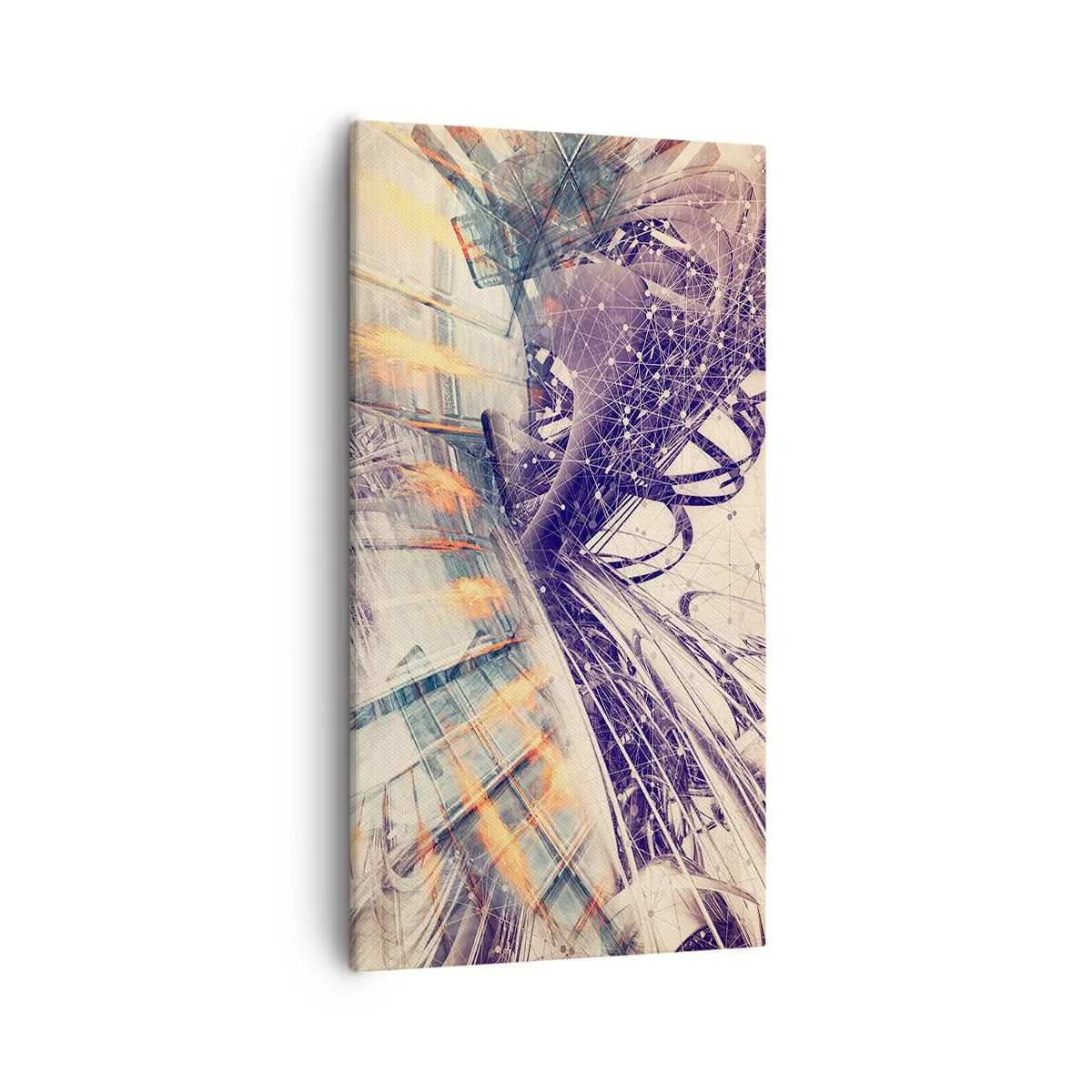 Canvastavla - Bild på duk - Med hög fart - 55x100 cm