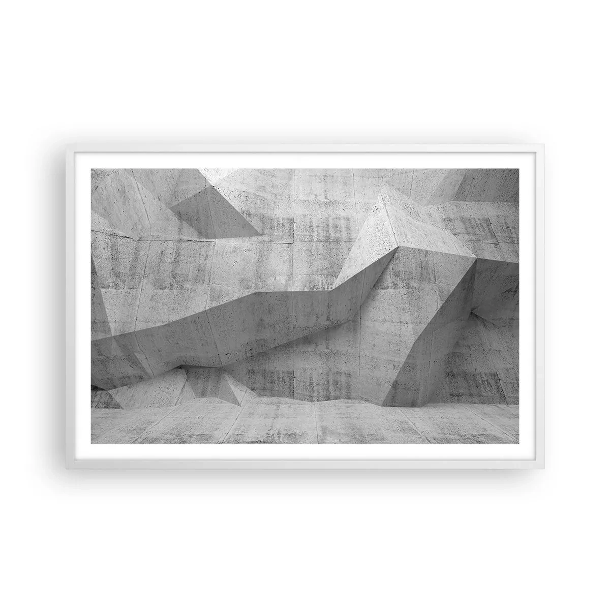 Affisch i vit ram - En riktig utmaning - 91x61 cm