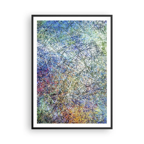 Affisch i svart ram - Det är inte så enkelt - 70x100 cm