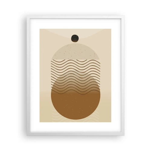 Affisch i vit ram - Om geometriska figurers ursprung - 40x50 cm