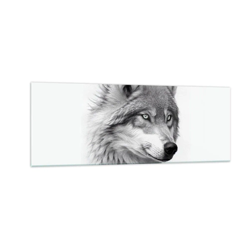 Glastavla - Bild på glas - Alfa - utan tvekan - 140x50 cm