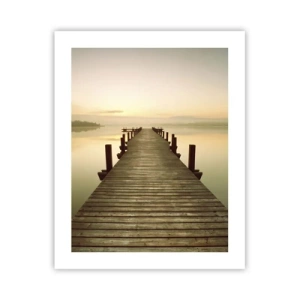 Affisch - Förgryning, gryning, ljus - 40x50 cm