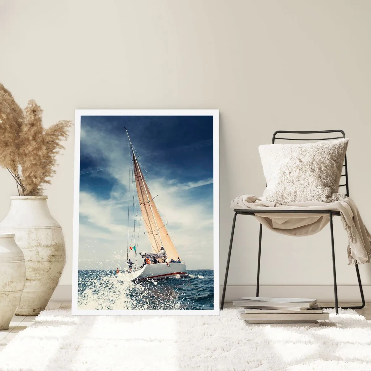 Affisch - De hinner inte ikapp oss! - 30x40 cm