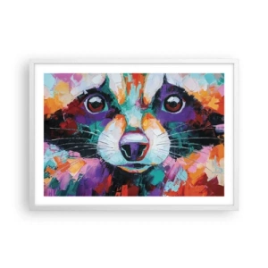 Affisch i vit ram - Enbart goda emotioner - 70x50 cm