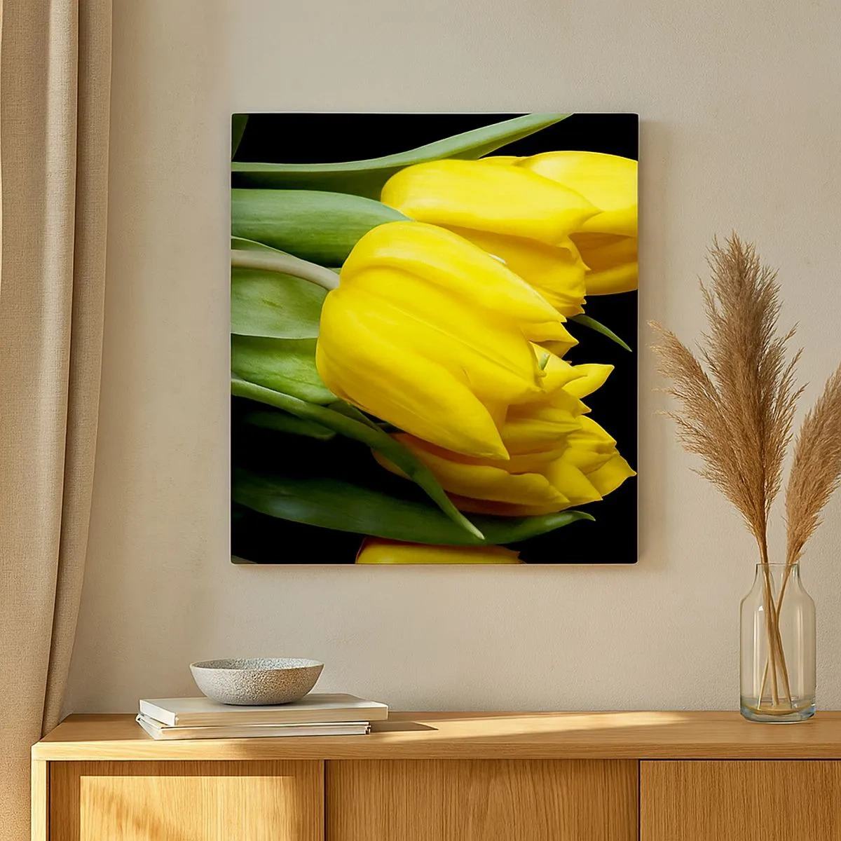 Canvastavla - Bild på duk - Skapad av rena solen - 30x30 cm