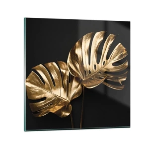 Glastavla - Bild på glas - Naturens skatter - 70x70 cm