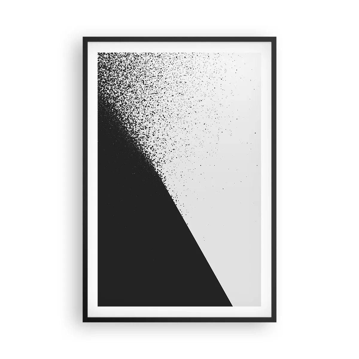 Affisch i svart ram - Snabbare, mer - 61x91 cm