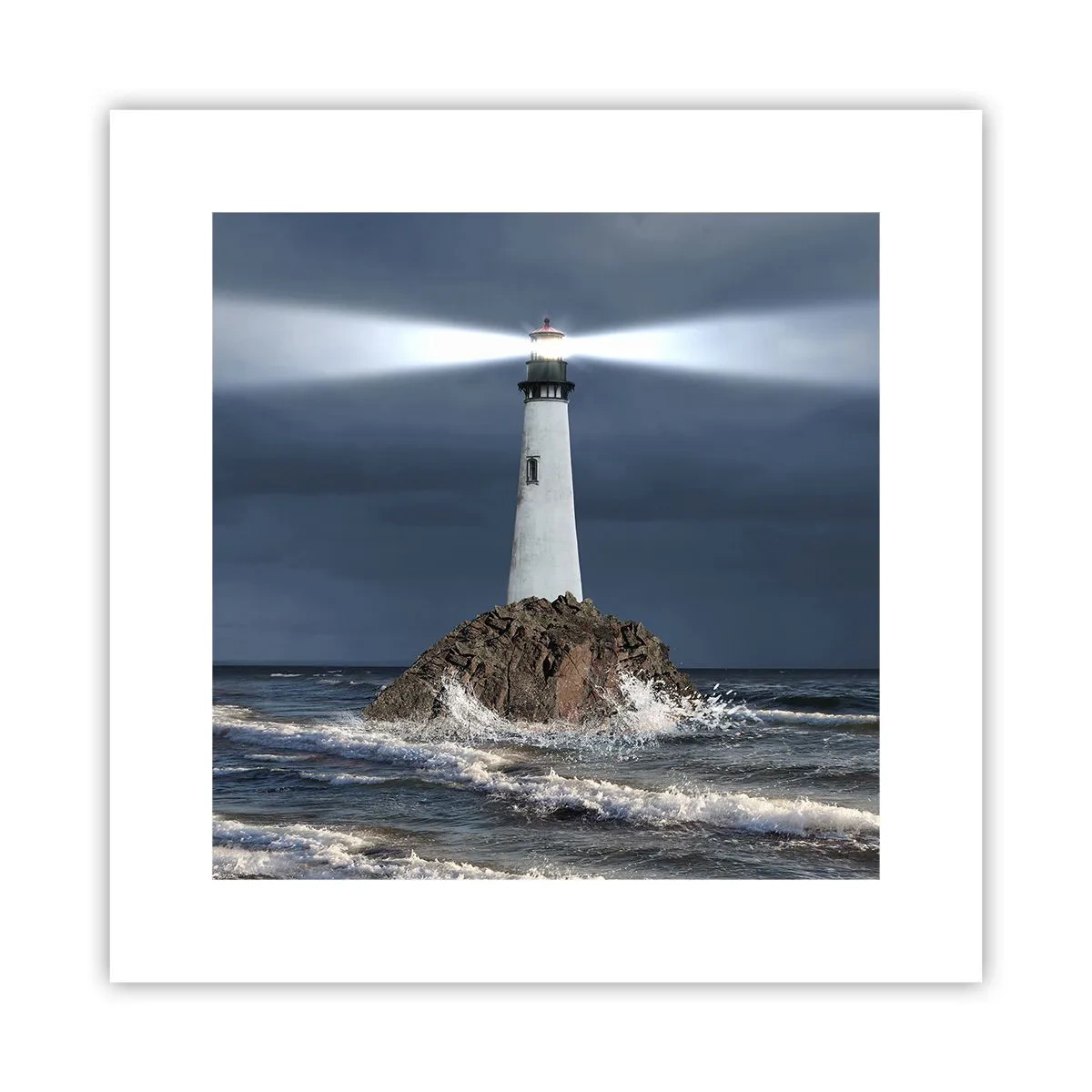 Affisch - Här...här...här! - 30x30 cm