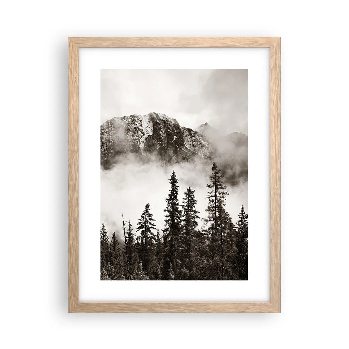 Affisch i ram av ljusek - Granithärskare - 30x40 cm